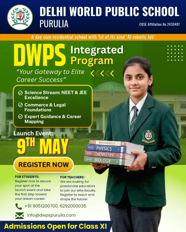 DWPS Purulia - Admission Open